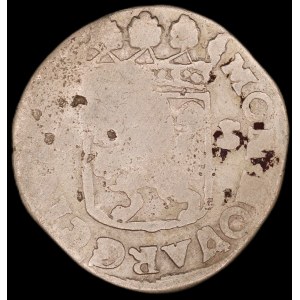 Netherlands. Zwolle 6 Stuivers Rijderschelling 1680 With Countermark Silver
