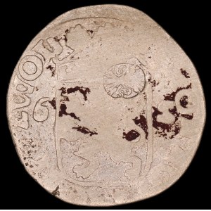 Netherlands. Zwolle 6 Stuivers Rijderschelling 1680 With Countermark Silver