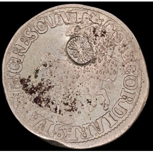 Holandia. Zwolle 6 Stuivers Rijderschelling 1681 z kontrą Srebro