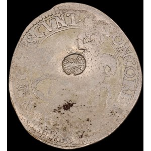Netherlands. Zwolle 6 Stuivers Rijderschelling 1670-79 With Countermark Silver