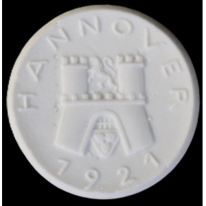Germany. Porcelain Hannover 50 Pfennig 1921