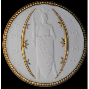 Germany. Porcelain Kottmar Medal 1221-1921 Goldleaf