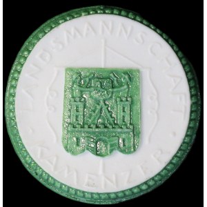 Germany. Porcelain Dresden Medal 1922 Miner's Union
