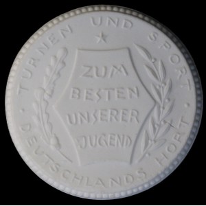 Germany. Porcelain Medal 1923 Athletic Prize