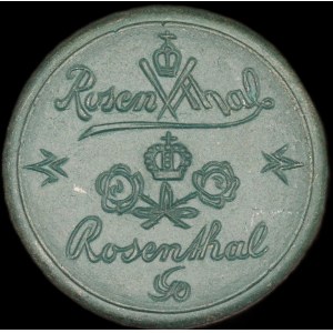Germany. Porcelain Medal 1921 Rosenthal Porcelain