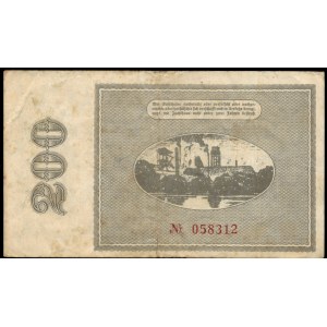 Germany. Zwickau 200 Million Marks 1923