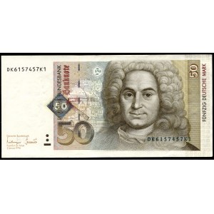 Germany. 50 Marks 1996 Prefix DK/K1