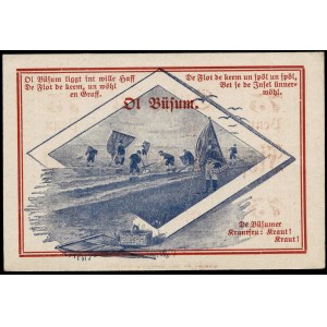 Germany. Büsum 75 Penn (Pfennigs) 1921 Circulated in Germany & Denmark