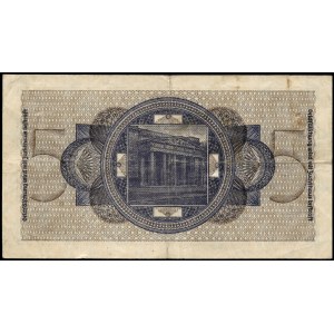 Germany. Third Reich 5 Reichsmark 1940