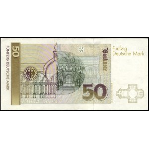 Germany. 50 Marks 1993 Prefix AZ/S6