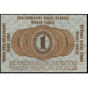 Poľsko. Poznaň 1916 1 Rubel Ober Ost