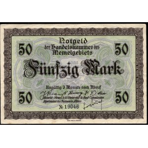 Lithuania. 50 Mark 1922 Memel