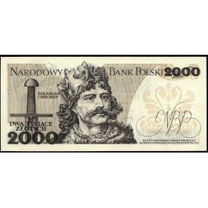 Poland. 1979 2000 Zlotych Prefix AL
