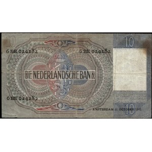 Netherlands. 10 Gulden 1941