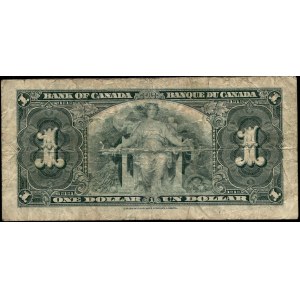 Canada. 1 Dollar 1937 Prefix NL