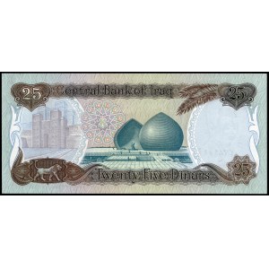 Iraq. 25 Dinars 1986