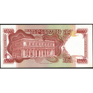 Uruguay. 500 Nuevos Pesos 1985