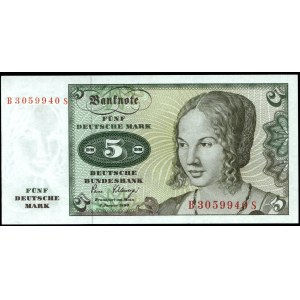 Germany. 5 Marks 1980 Prefix BS