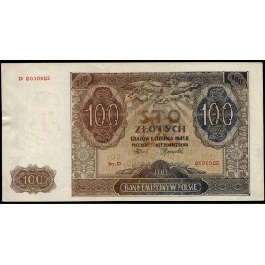 Poland. 1941 100 Zlotych Prefix D
