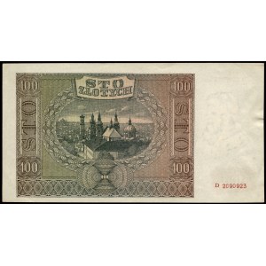 Poland. 1941 100 Zlotych Prefix D