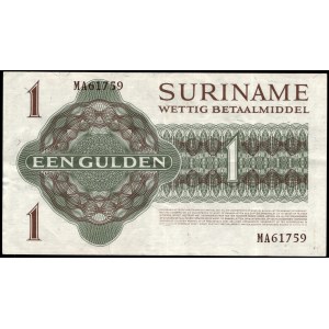 Suriname. 1 Gulden 1974