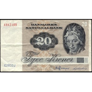 Denmark. 20 Kroner 1972