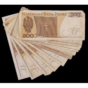Poland. 1982 16 Pieces 500 Zlotych