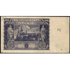 Poland. 1936 20 Zlotych Prefix AM
