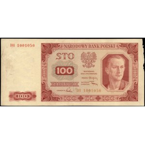 Poland. 1948 100 Zlotych Prefix DH