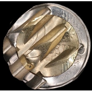 Luxembourg. 2 Euros 2014 Mint Error Waffle Cancelled