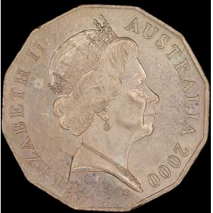 Australia. 50 Cents 2000 Royal Visit
