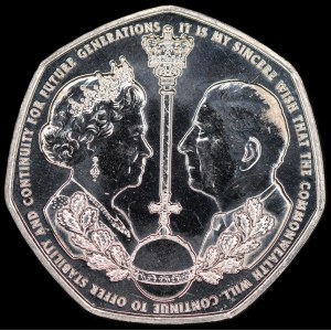 Gibraltar. 50 Pence 2022 End of An Era