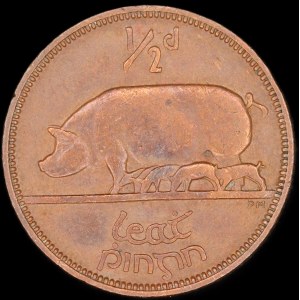 Ireland. 1/2 Penny 1942