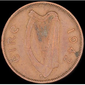Ireland. 1/2 Penny 1942