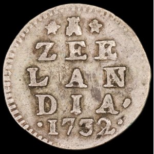 Netherlands. Zeeland 2 Stuiver 1732 Silver