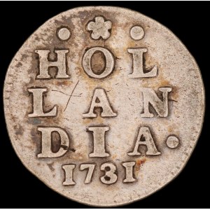 Netherlands. Holland 2 Stuiver 1731 Silver