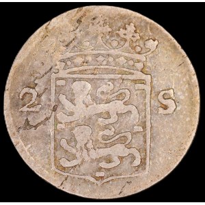 Netherlands. West Friesland 2 Stuiver 1765 Silver