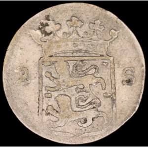 Netherlands. West Friesland 2 Stuiver 1790 Silver