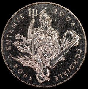 Großbritannien. 5 Pfund 2004 Entente Cordiale