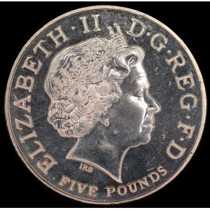 Großbritannien. 5 Pfund 2004 Entente Cordiale