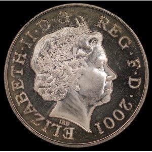 Great Britain. 5 Pounds 1901 2001 Victoria