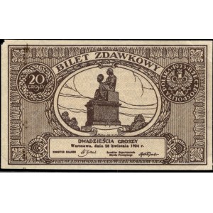 Poland. 1924 20 Groszy