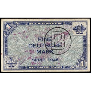 Germany. 1 Mark 1948 B Counterstamp