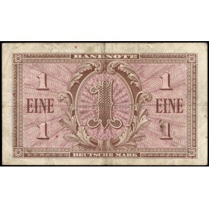 Germany. 1 Mark 1948 B Counterstamp