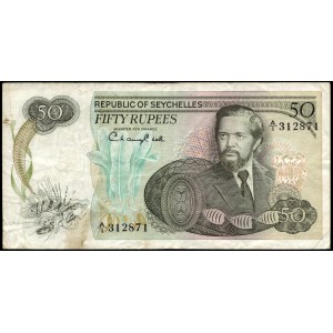 Seychelles. 50 Rupees 1977 Prefix A/1