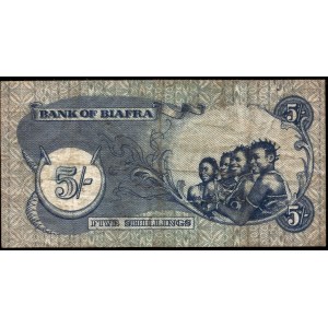 Biafra. 5 Shillings 1968