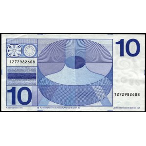 Netherlands. 10 Gulden 1968