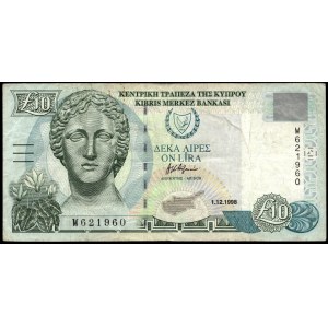 Cyprus. 10 Pounds 1998
