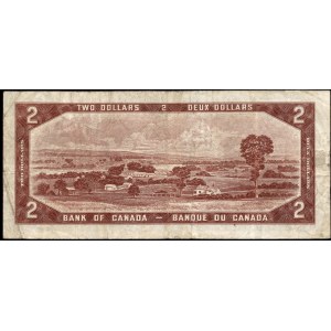 Canada. 2 Dollars 1954