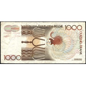 Belgium. 1000 Francs 1980